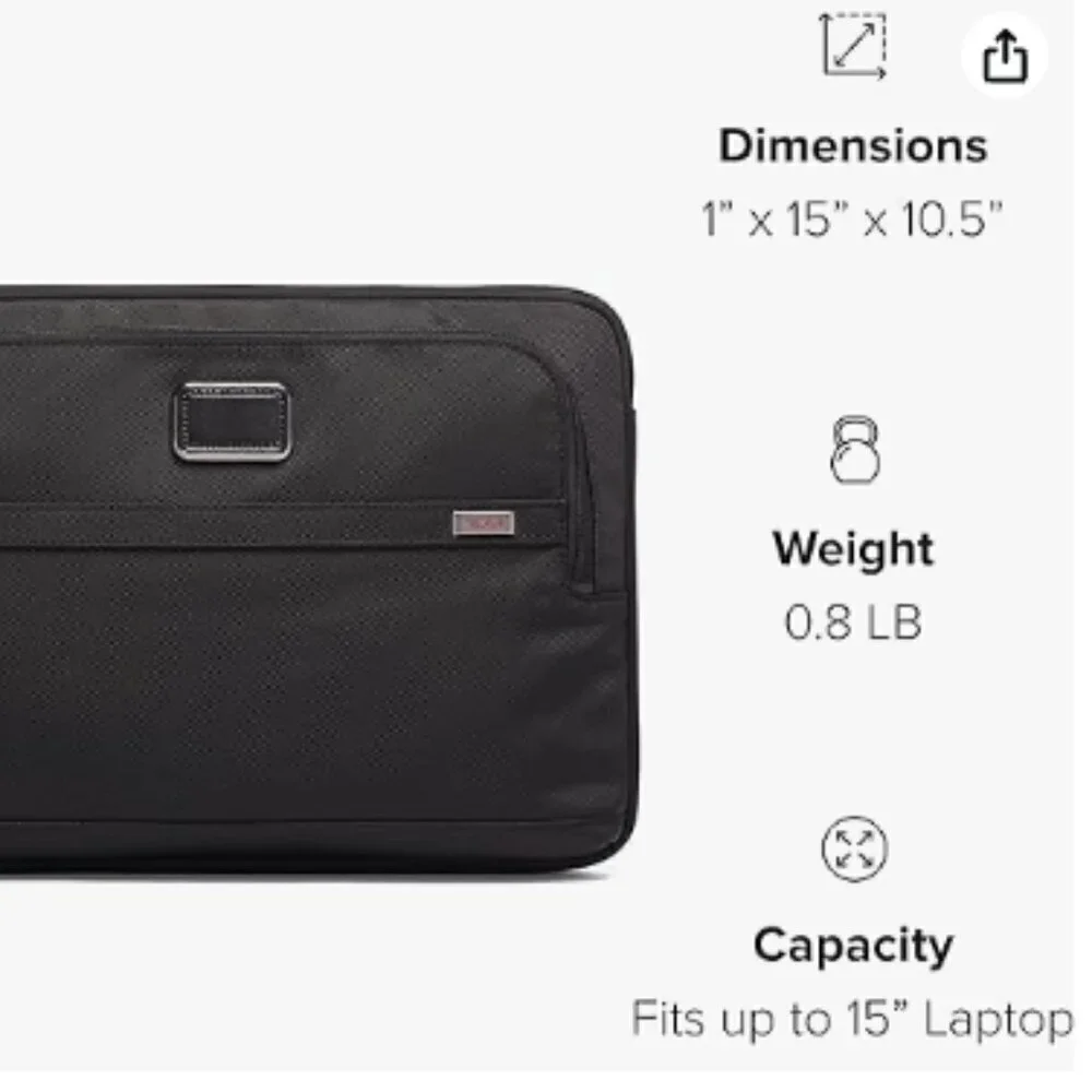TUMI Alpha Ballistic Nylon Laptop Sleeve 13